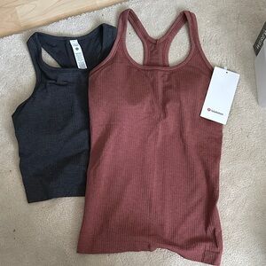 lululemon athletica Women's Tank Tops - Black and Brown